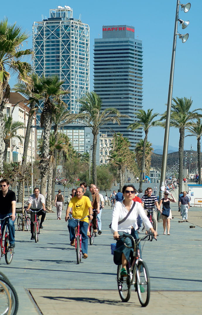 A Barcelone, la qualité de vie est indéniable et explique, en partie, l’attirance des cadres étrangers qui n’hésitent pas à venir s’installer ici avec leur famille.
