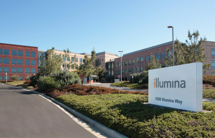Le siège d’Illumina, une entreprise de biotechnologie basée à San Diego, spécialisée dans le séquençage du génome humain.