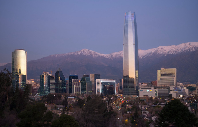 Quartier d’affaires de Sanhattan, Santiago, Chili