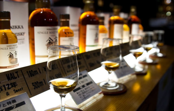 Des single malts Yoichi de la marque Nikka.