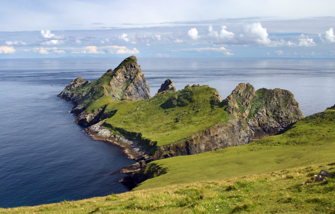Saint-Kilda, dans l’archipel des Hébrides, qui compte également les îles Jura, Arran et Islay.