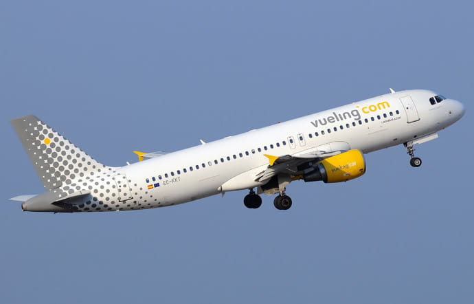 Vueling, la compagnie low cost espagnole.