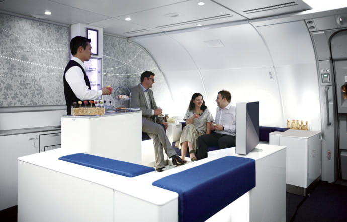 Korean Air: Bars célestes.