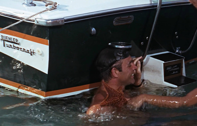 Une star est née : Turbocraft se jette à l’eau avec Sean Connery dans Opération Tonnerre.