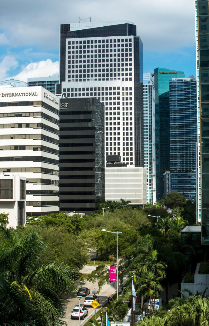 En cinq ans, Brickell Avenue est devenue attractive et un véritable espace de vie.