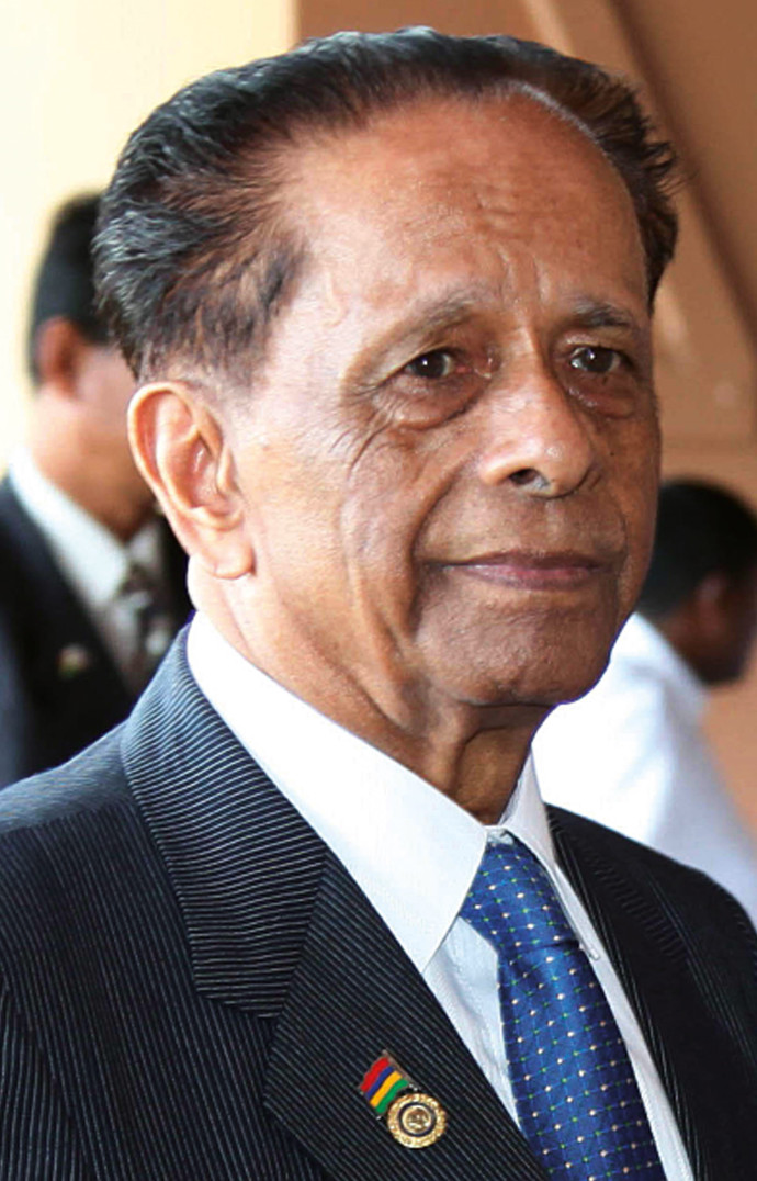 Anerood Jugnauth est l’actuel Premier ministre depuis décembre 2014