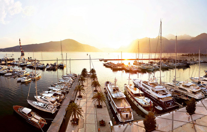 La marina de Porto Montenegro peut accueillir des mégayachts dépassant les 30 mètres de long.