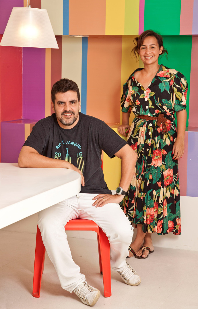 Katia Barros et Marcello Bastos, créateurs de Farm.