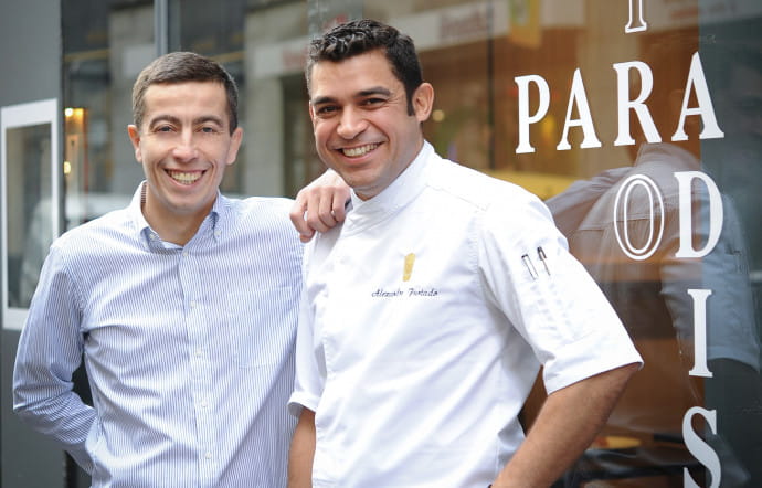Alexandre Furtado (à droite), Bistro Paradis.