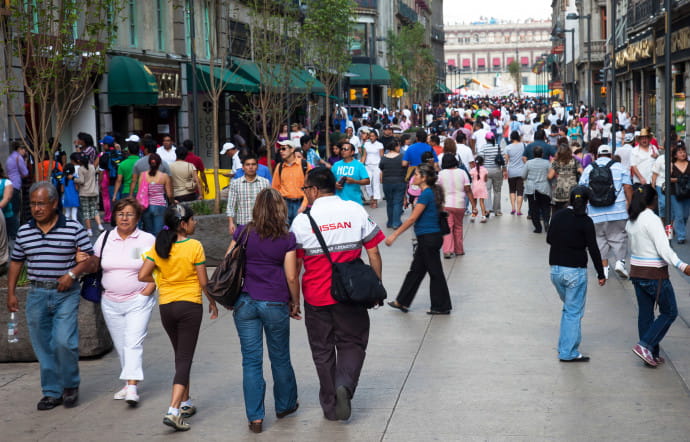 La Calle Madero, l’une des rues les plus historiques de la capitale.