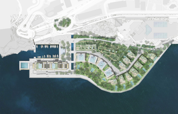 Le projet d’extension de l’anse du portier devrait apporter à Monaco 6 ha de terrains constructibles, gagnés sur ses eaux territoriales.