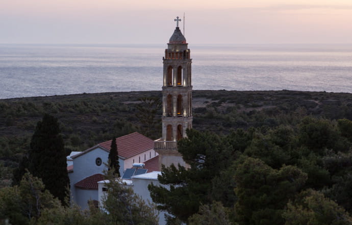 Le monastère de Panaghia Myrtidiotissa.