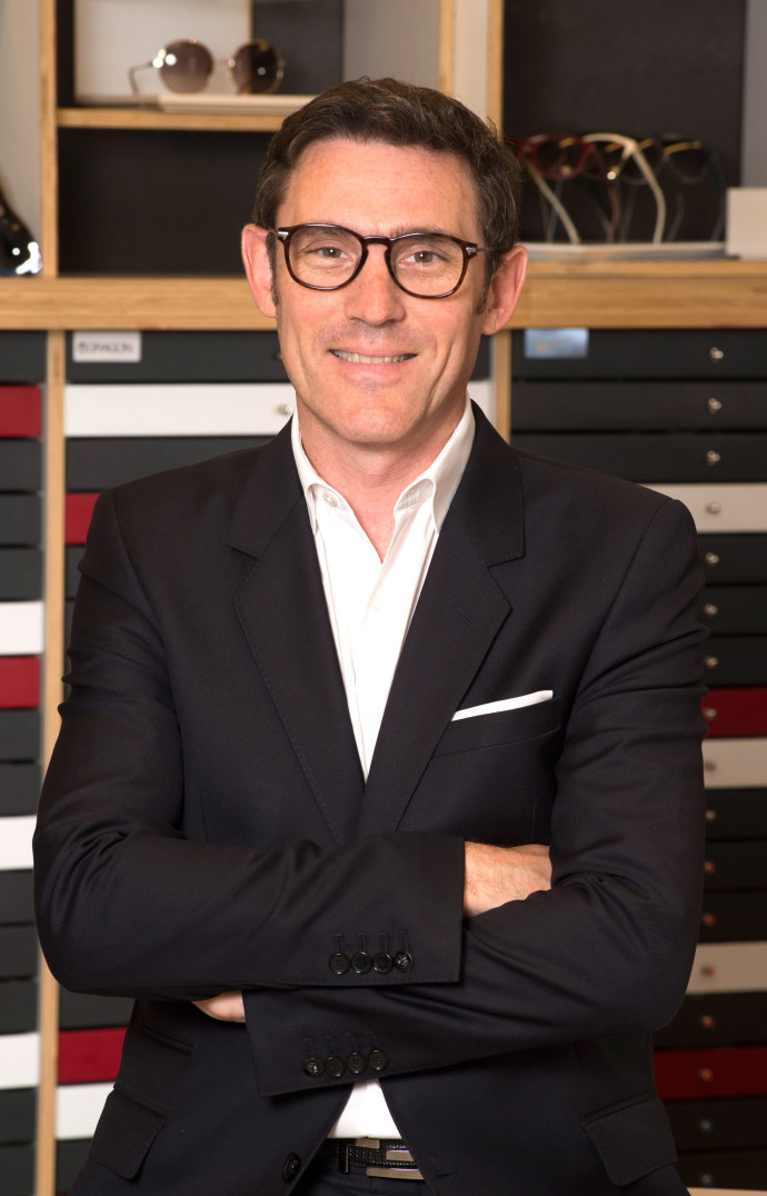 Eric Lefort, directeur général de Marchon France, troisième groupe mondial de fabrication et de distribution de lunettes.