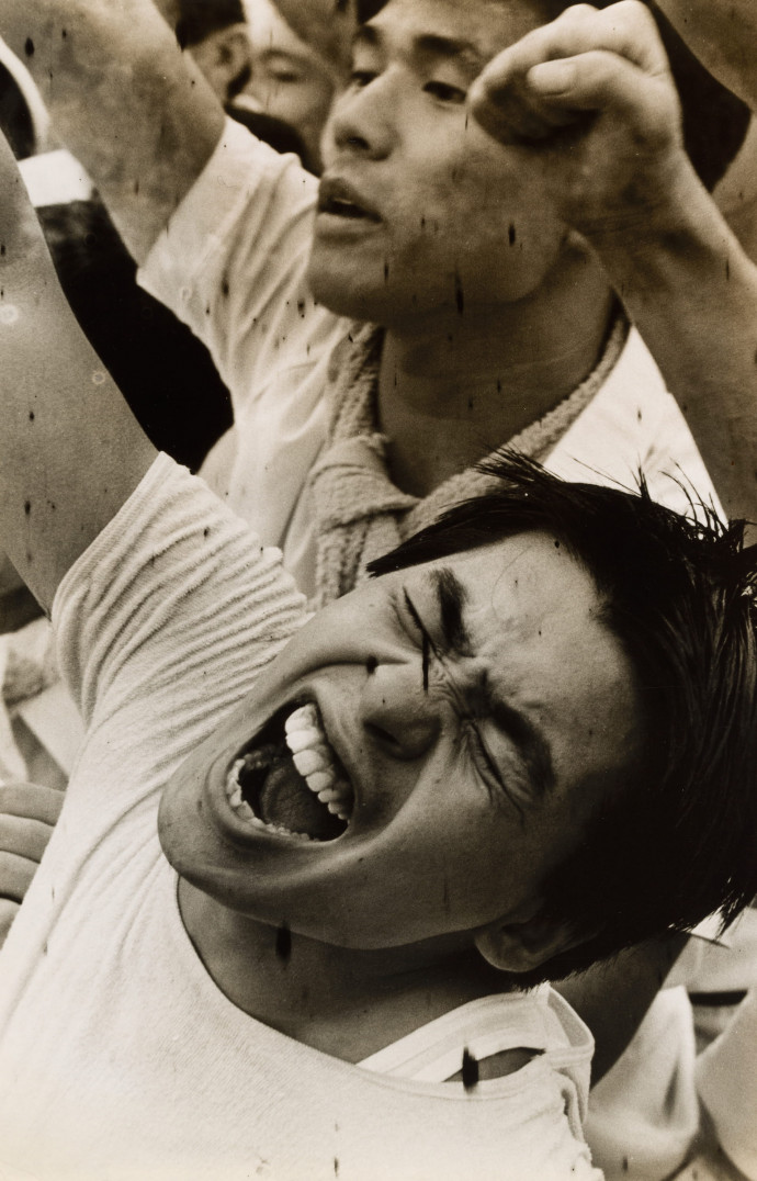 « Protest surrounding the construction of Narita Airport », Anonyme, 1969.