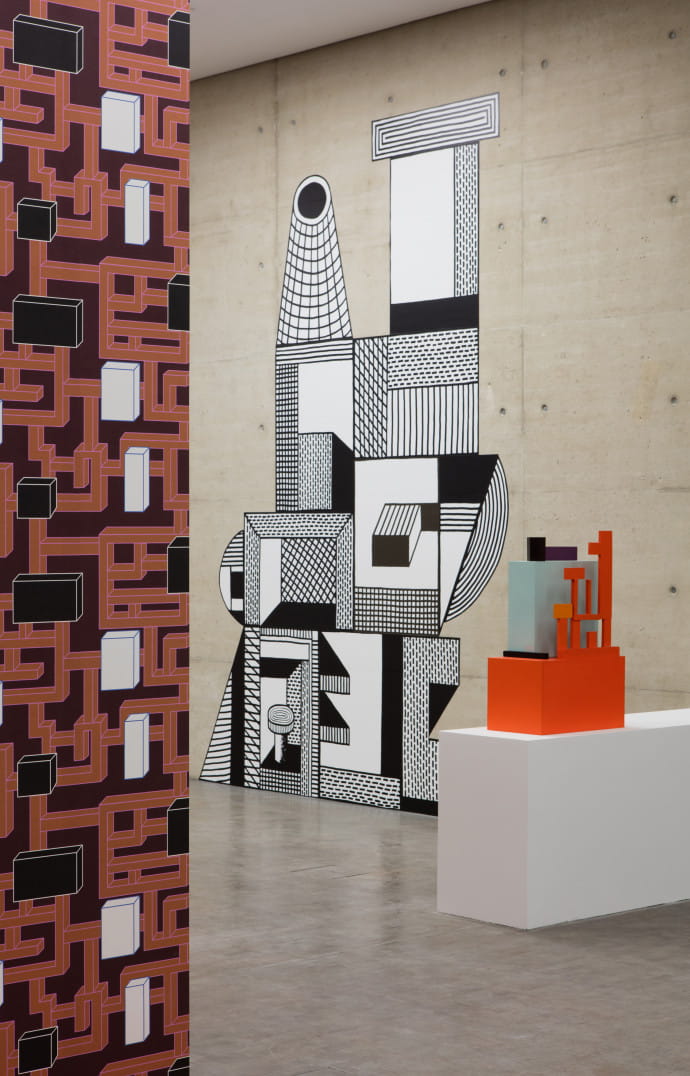« Big Objects Not Always Silent », Nathalie du Pasquier, Installation.
