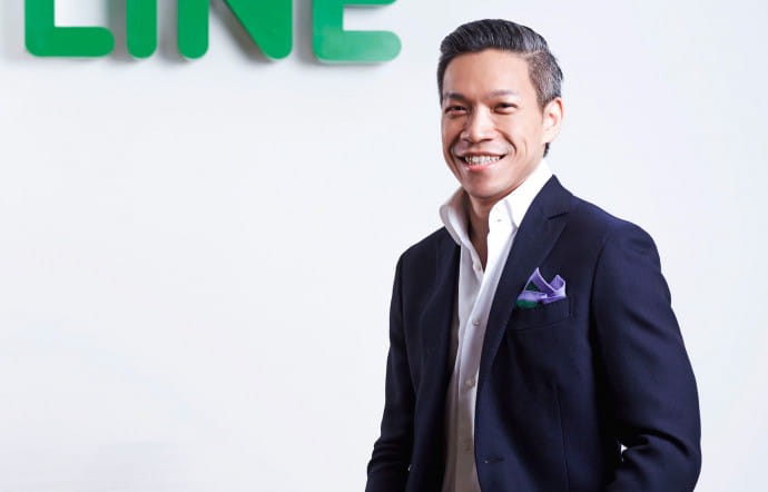 Ariya Banomyong, directeur général de Line Thailand.