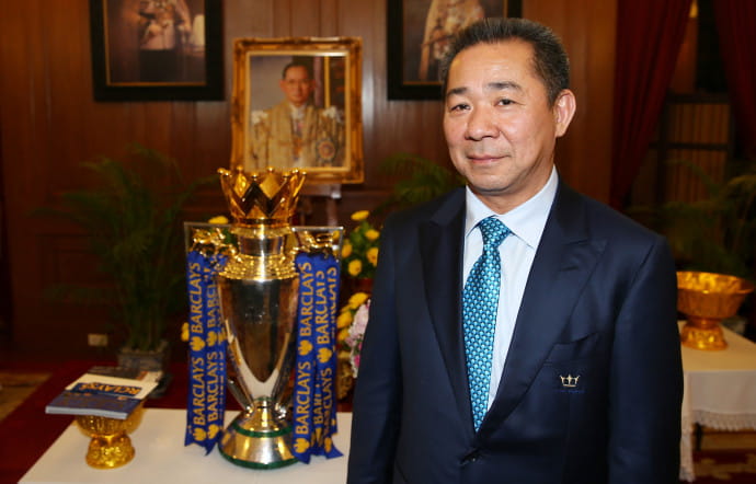 Vichai Srivaddhanaprabha, fondateur et directeur général de King Power Duty Free.