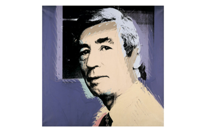 Portrait d’Hergé signé Andy Warhol (1977).