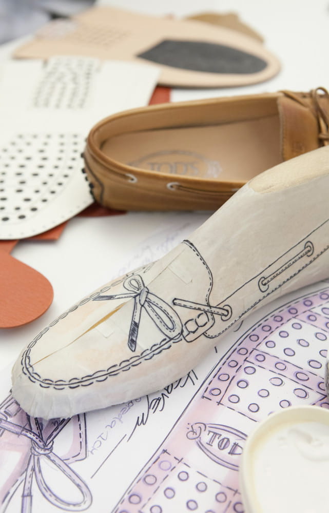 Le « Gommino », un mocassin antidérapant, à picots, qui a porté la croissance du groupe tod’s.
