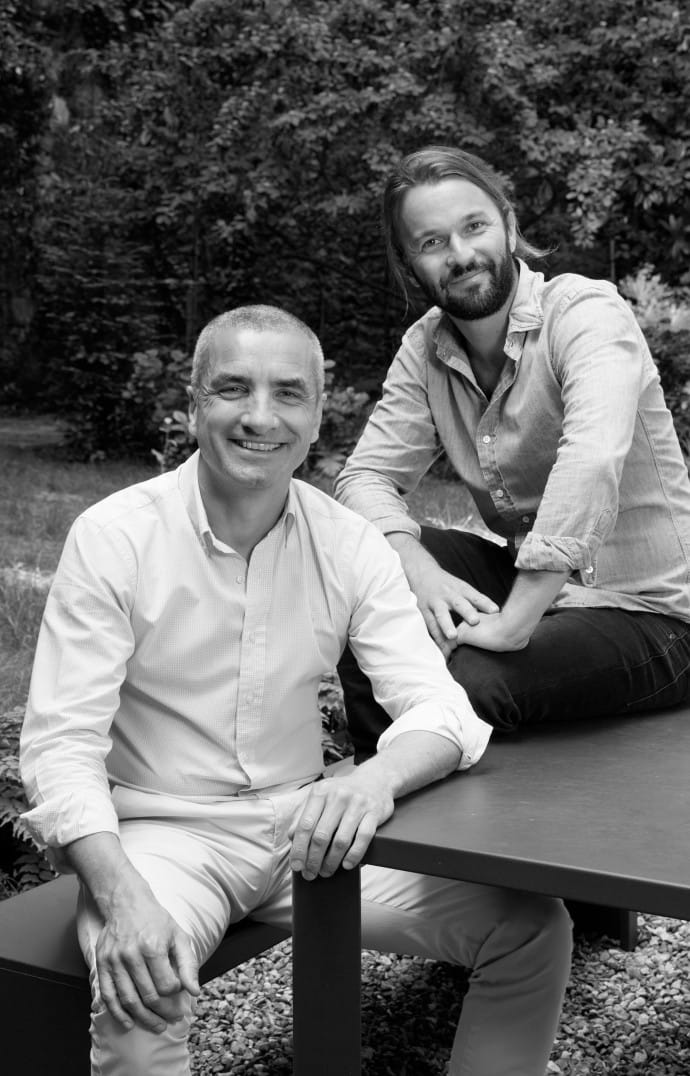 Alexandre Sirech et Jean Moueix (à droite) ont fait le pari de créer le premier whisky français.