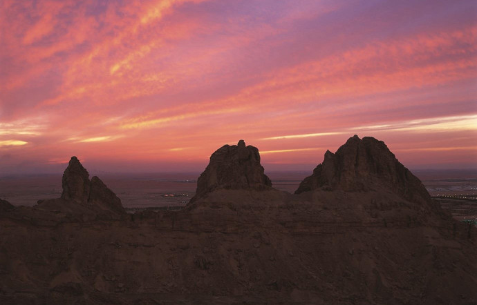 La montagne Jabel Hefeet, près de l’Oasis d’Al Ain