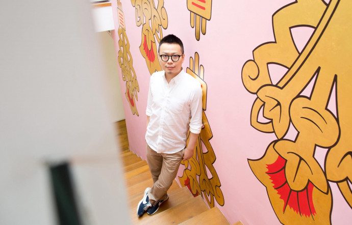 Meo Xu défend l’avant-garde locale dans sa galerie de l’ancienne concession française.