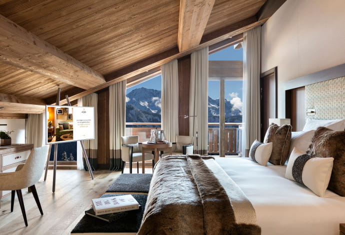 Appartement privés situés aux derniers étages de l’hôtel Barrières Les Neiges
