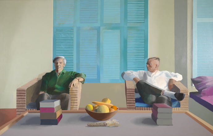 Christopher Ishterwood and Don Bachardy 1968. Private collection.