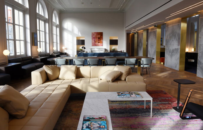 Le nouveau Salon Business Premier d’Eurostar au premier étage de la gare du Nord.