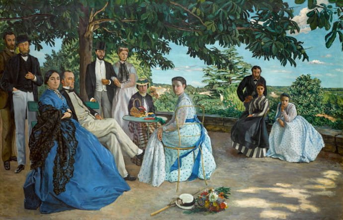 « La Réunion de famille », Frédéric Bazille, 1867.