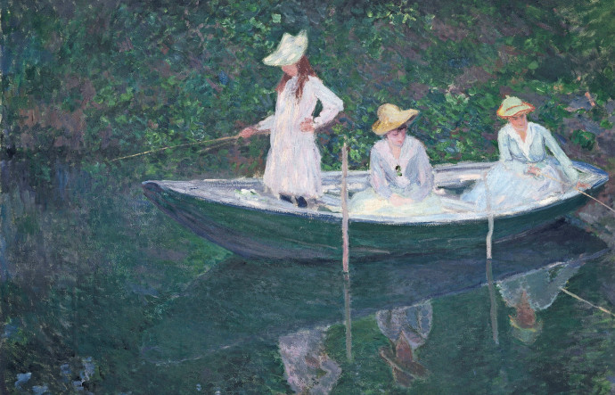 « En Norvégienne », Claude Monet, 1887.