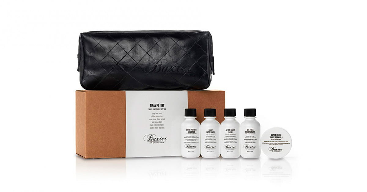 Kit De Voyage Vintage Gillette – Trousse Verte, Nécessaire De Soins Ancien