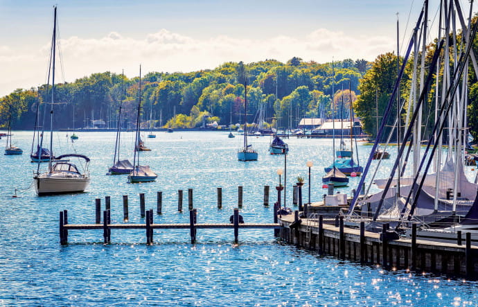 Sur le lac de Starnberg, on privilégie la quiétude : mégayachts et jet-skis y sont interdits.