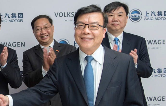 Chen Zhixin, président de SAIC Motor.