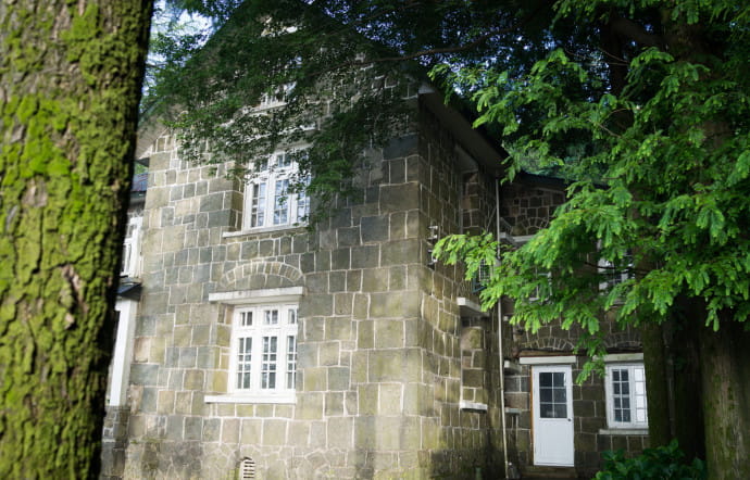 Une ancienne villa de pierre à Moganshan.