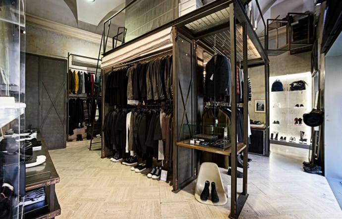 La boutique homme Degli Effetti à Rome.