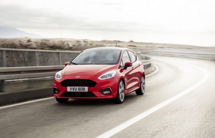 La Ford Fiesta, 7e génération, version ST-Line.