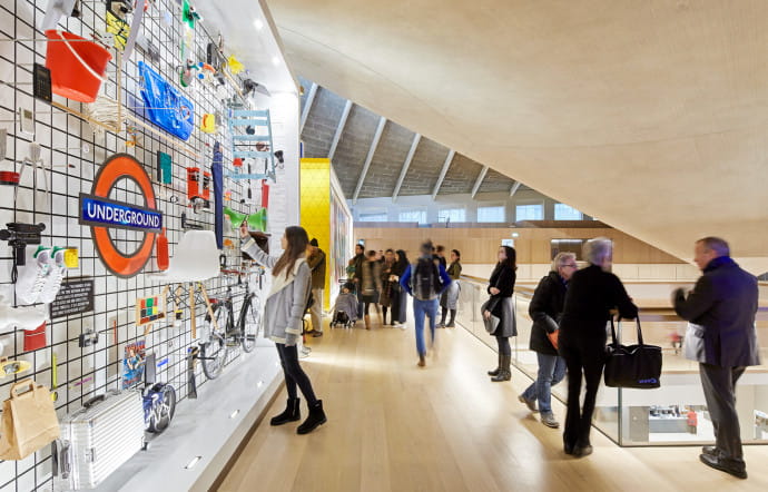 L’intérieur du Design Museum, le plus grand accomplissement professionnel d’Alice Black.