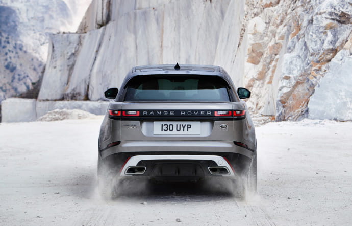 La silhouette séduisante du Velar.