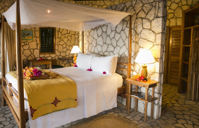 L’une des chambres du Rockhouse Hotel.