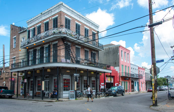 Frenchmen Street, dans le quartier de Marigny.