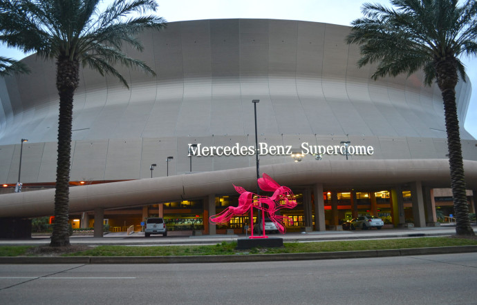 Le Mercedes-Benz Superdome, lieu de rassemblement et d’union entre les Néo-Orléanais, dans la liesse d’un match des Saints comme dans la détresse lorsqu’il faut s’abriter de Katrina en 2005.