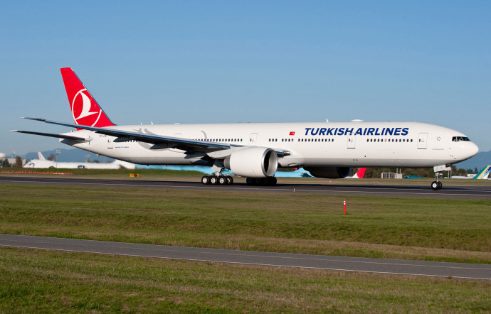 Boeing 777 de Turkish Airlines.