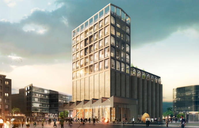 Le Zeitz Mocaa, le plus grand musée d’art contemporain d’Afrique. Installé dans un ancien silo à grains, au Cap, il ouvrira les portes de ses 9 500 m2 en septembre. Et intègre la collection de Jochen Zeitz, l’ancien patron de Puma.