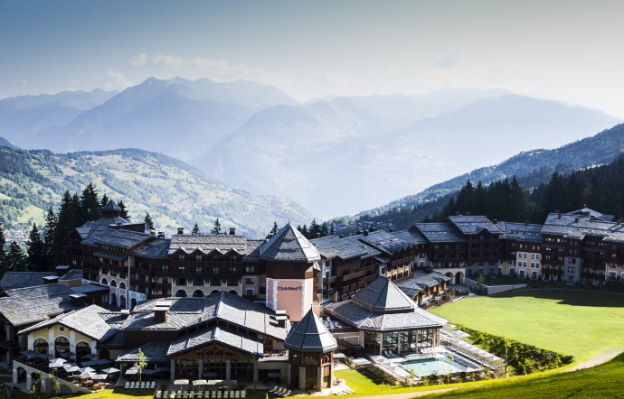 Le village de Valmorel, dans les Alpes françaises.