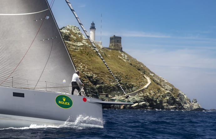 Le rocher de Giraglia, qui a donné son nom à la course.
