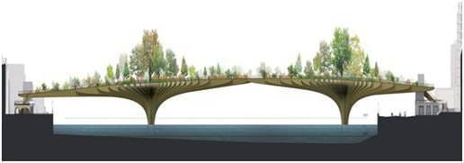 Illustration Garden Bridge
