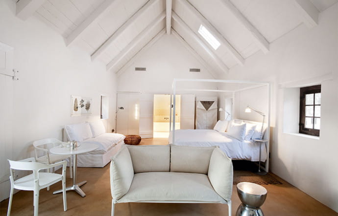 A Babylonstoren, les hôtes peuvent prendre leurs quartiers dans l’un des 13 cottages individuels.