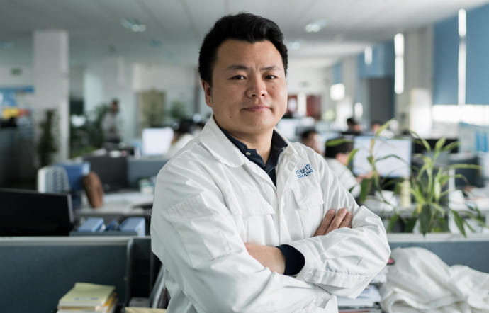 Wang Jing est l’un des responsables du département branding et marketing du constructeur automobile Changan.