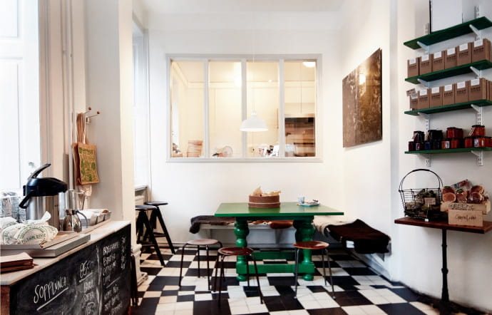 Le Green Rabbit, boulangerie chic.